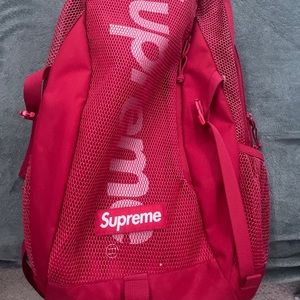 Dark red supreme bag original price 340$
